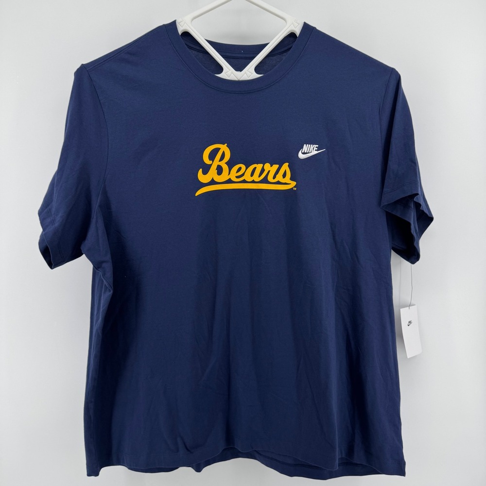 Nike‎ T-Shirt Mens 4XL Navy Blue Bears Graphic Short Sleeve AR4997-410